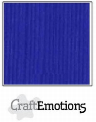 CraftEmotions A4 linnenkarton 1105 kobaltblauw