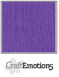 CraftEmotions A4 linnenkarton 1125 purperviolet