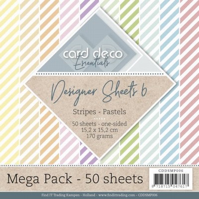 Card Deco Essentials Designer Sheets CDDSMP006 Pastels