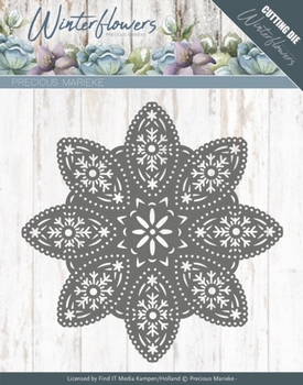 Precious Marieke Dies PM10140 Winter Flower Floral Snowflake