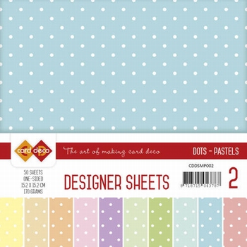Card Deco Essentials Designer Sheets CDDSMP002 Pastels