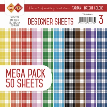 Card Deco Essentials Designer Sheets CDDSMP003 Bright Colors