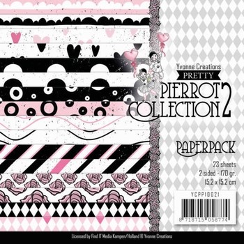 Paperpack Yvonne YCPP10021 Pretty Pierrot 2