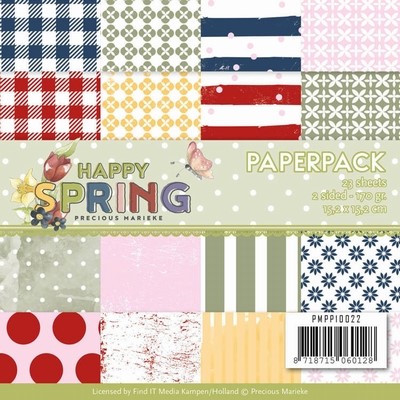 Precious Marieke's Paperpack PMPP10022 Happy Spring