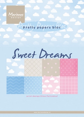 MD Pretty Papers bloc PB7055 Eline's sweet dreams