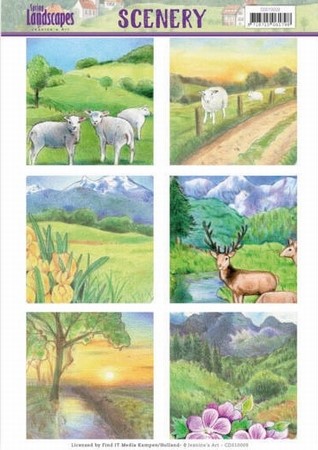 Push Out Scenery CDS10009 Jeanine's Art Landscapes
