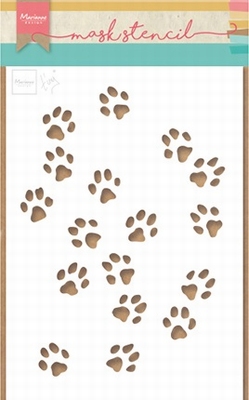 MD Craft stencil PS8029 Tiny's cat paws