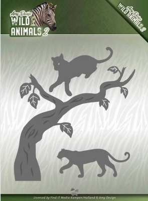Amy Design Dies ADD10175 Wild Animals 2 Panther/panter