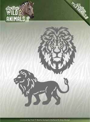 Amy Design Dies ADD10177 Wild Animals 2 Lion/leeuw