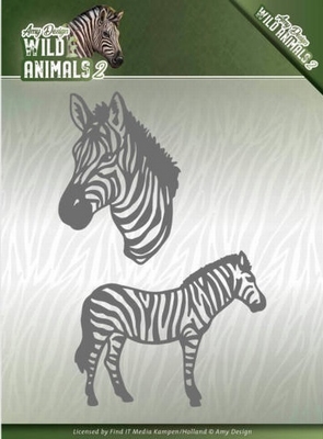 Amy Design Dies ADD10178 Wild Animals 2 Zebra