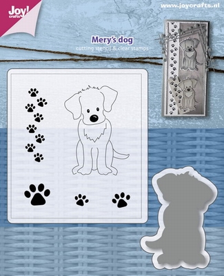 Joy Cutting 6004-0034 Mery's hond + stempel