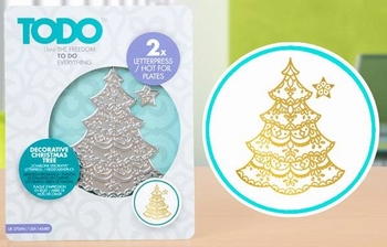 TODO Hot Foil Press 20990 Decorative Christmas Tree