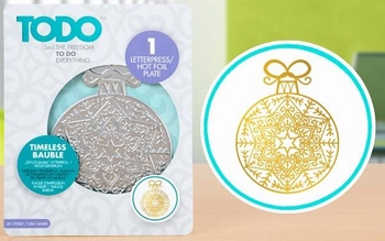 TODO Hot Foil Press 20993 Timeless Bauble