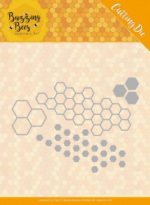 Jeanine's Art Dies JAD10074 Buzzing Bees Hexagon Set