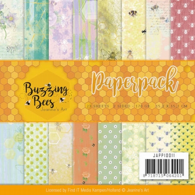 Jeanine's Art Paperpack JAPP10011 Buzzing Bees