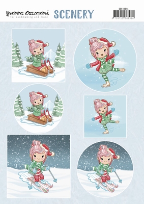 Push Out Scenery CDS10014 Yvonne Creations Lola Winter
