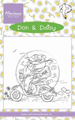 MD clear stamps Don & Daisy DDS3349 Scooting Daisy