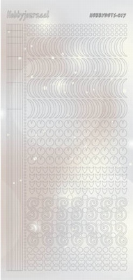 Hobbydots Sticker Pearl STDP172 Zilver