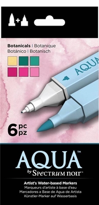 Spectrum Noir Aqua Markers SPECN-AQ6-BOT Botanicals