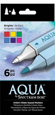 Spectrum Noir Aqua Markers SPECN-AQ6-BRI Brights