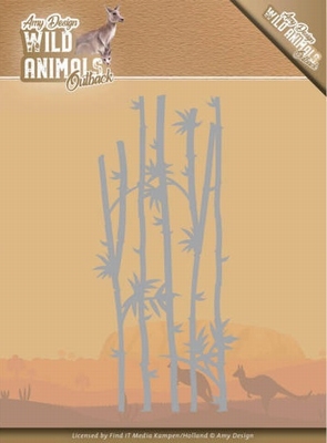 Amy Design Dies ADD10204 Wild Animals Outback Bamboo Grass