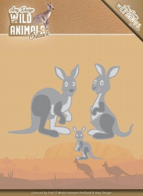 Amy Design Dies ADD10209 Wild Animals Outback Kangaroo