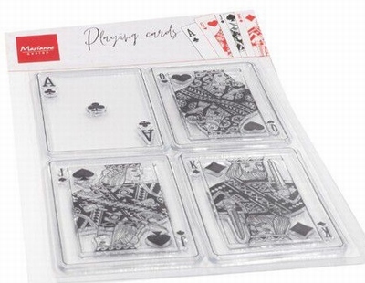 MD Clear Stamps CS1055 Playing cards/kaart spelen