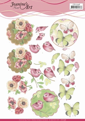 3D Knipvel Jeanine's Art CD11296 Wonderful Nature bloemen