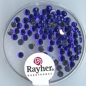 Rayher strass-stenen 830 Saphir blauw