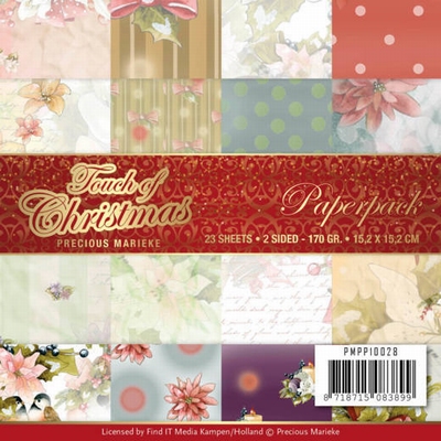 Precious Marieke's Paperpack PMPP10028 Touch of Christmas