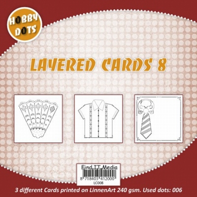 Hobbydots Layered Cards LC008 Heren/mannen