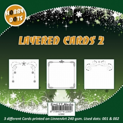 Hobbydots Layered Cards LC002 Christmas 2