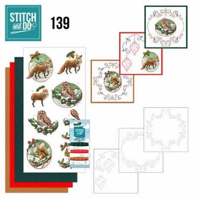 Stitch and Do borduursetje STDO139 Christmas Animals