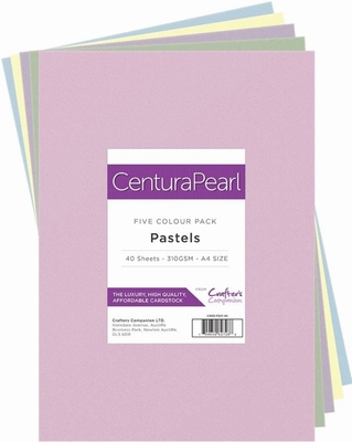 Crafter's Companion Centura Pearl A4 Assorti Pastel