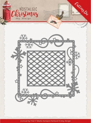 Amy Design Dies ADD10221 Snowflake Frame/sneeuwvlokken kader
