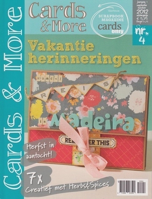 Tijdschrift Cards & More 4 sep/okt 2012 Vakantie herinnering