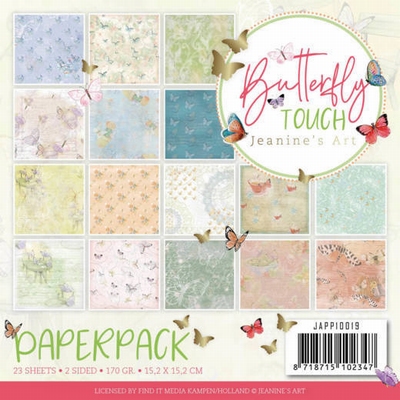 Jeanine's Art Paperpack JAPP10019 Butterfly Touch