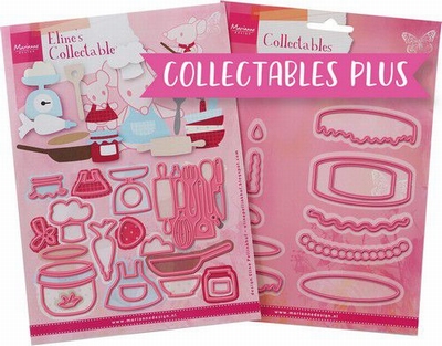 MD Collectables set PA4129 COL1322 Cake & COL1493 Eline's