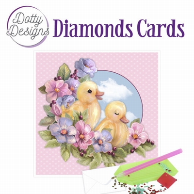 Dotty Designs Diamonds Cards DDDC1039 Ducklings