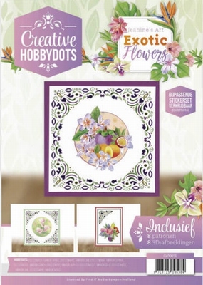 Creative Hobbydots 16 CH10016 Jeanine Exotic Flowers