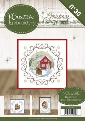 Creative Embroidery 30 CB10030 Jeanine Christmas Cottage