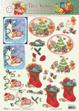 A4 Kerstknipvel Tina Wenke Charming STAPCHAR22