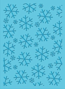 Cuttlebug Embossing stencil 37-1935 Ice Crystals