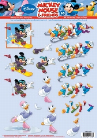 A4 Knipvel Studio Light Disney Mickey Mouse & Friends 35