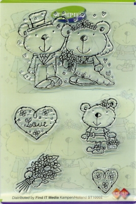 Clear stamps Card Deco Stampies ST10002 Love