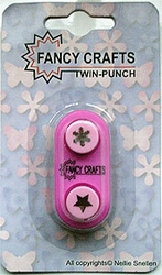 Nellie's Choice Fancy Craft Twinpons TMP003 Sneeuvlok-Ster