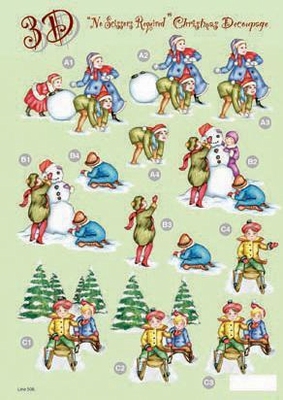 A4 Line Stansvel 508 sneeuwpop slee kind