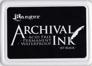 Ranger Archival Ink AIP31468 Jet black/zwart