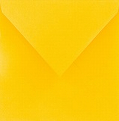5 Vierkant enveloppen kleur 02 goudgeel