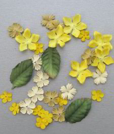 Paper Flowers Marianne D CP8918 yellow/geel